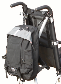 Rucksack mounted onto a Trotter